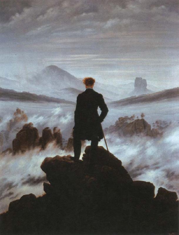 Caspar David Friedrich wanderer above the sea of fog